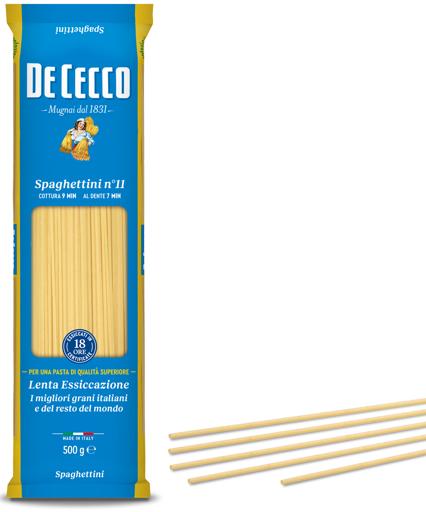 Макаронные изделия "Spaghettini" De Cecco