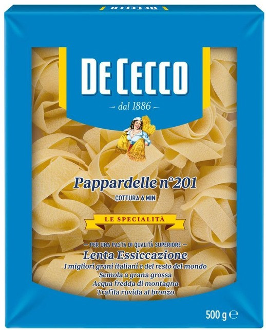 Макаронные изделия "Pappardelle Nidi Semola" De Cecco
