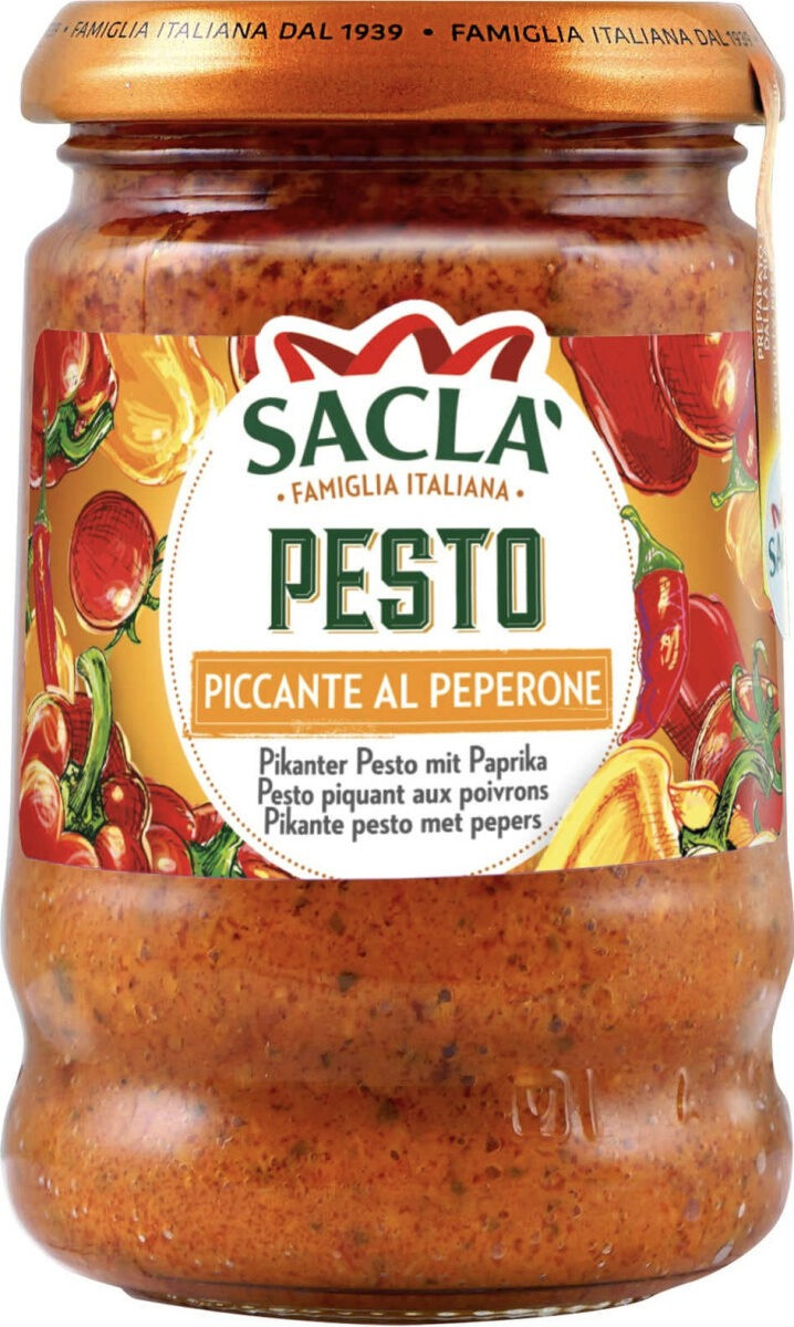 Соус Sacla "Pesto al Peperone" по 190 гр